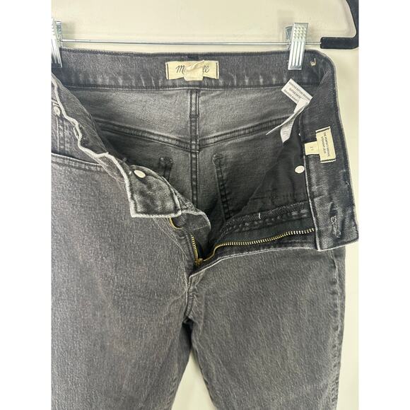 Madewell Women's Washed Black The Perfect Vintage Straight Denim Jeans size 27 - Picture 6 of 13